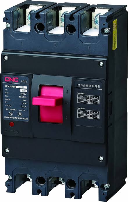 CHINT MCCB 630A 3 POLE BLACK