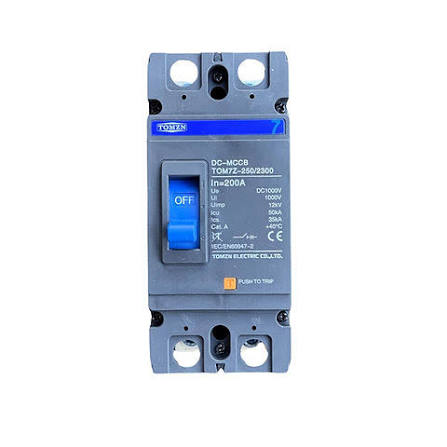MCCB DC 2P 200A