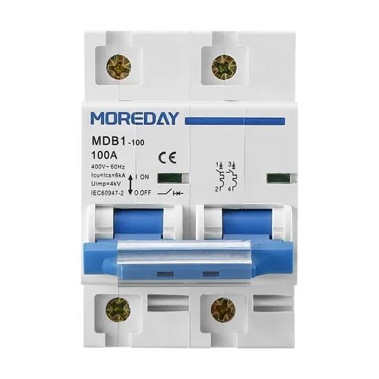 MCB AC 2P 100A