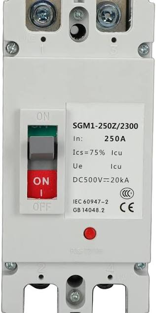 MCCB DC 2P 250A
