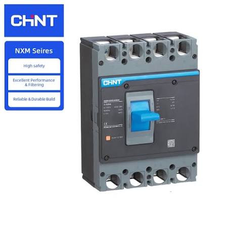 CHINT MCCB 63A 4 POLE BLACK
